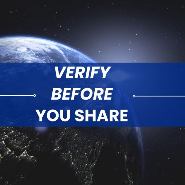 verify information before sharing
