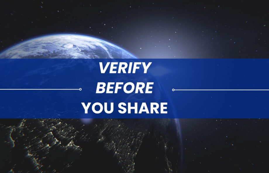 verify information before sharing