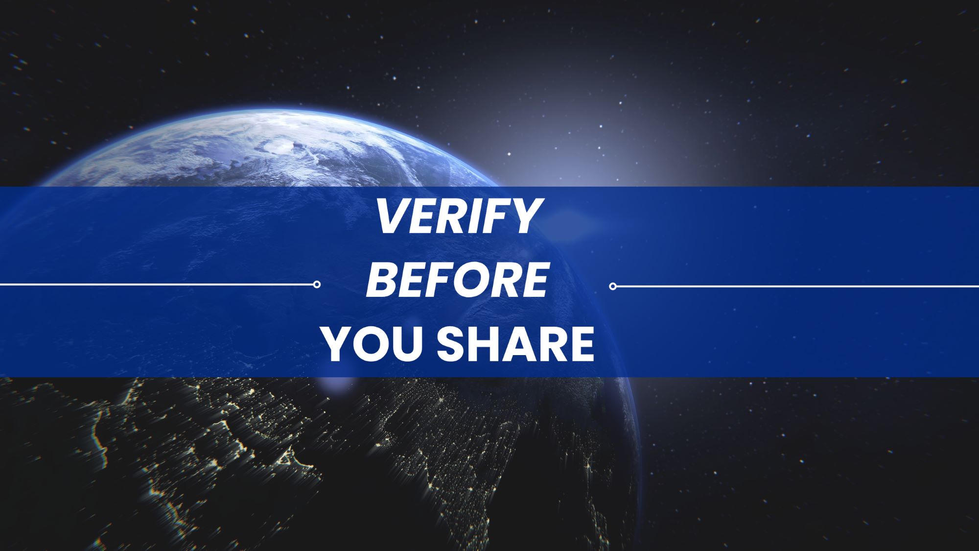 verify information before sharing