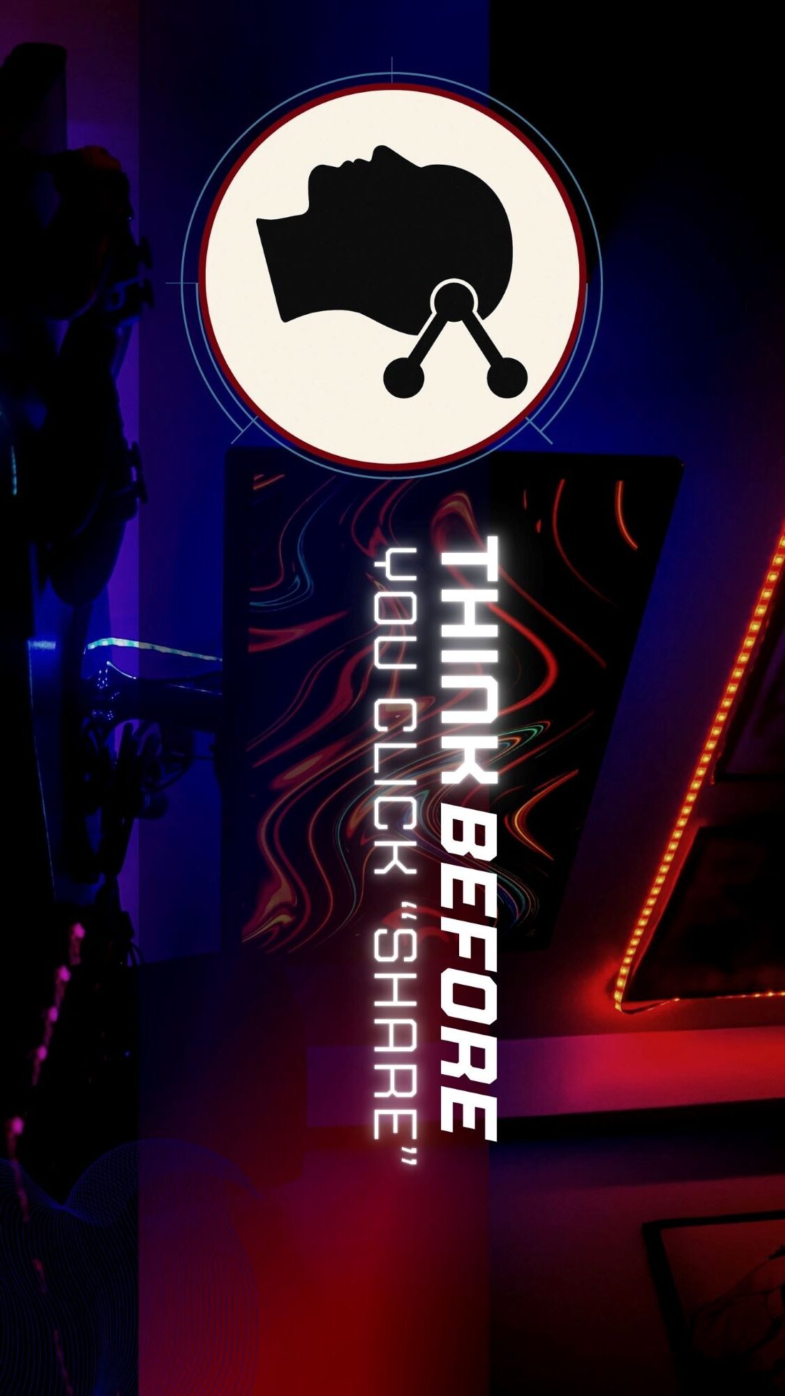 think before you click sharing