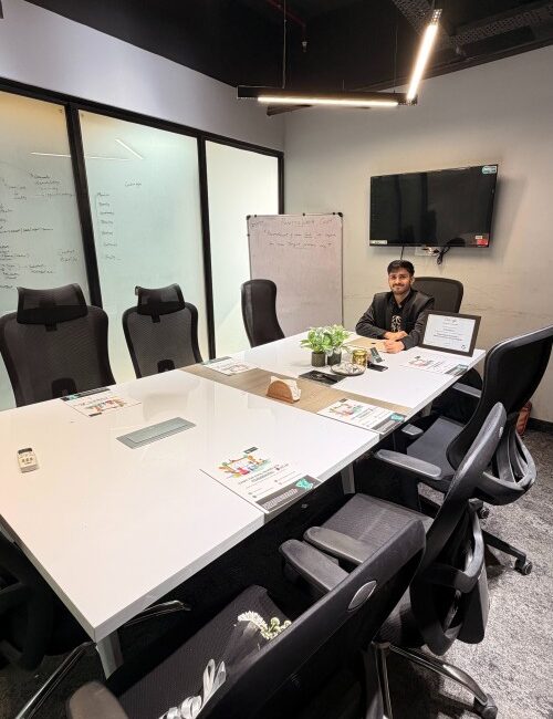 Photo of Harsh sitting in iyd