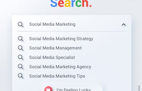 google searching social media marketing